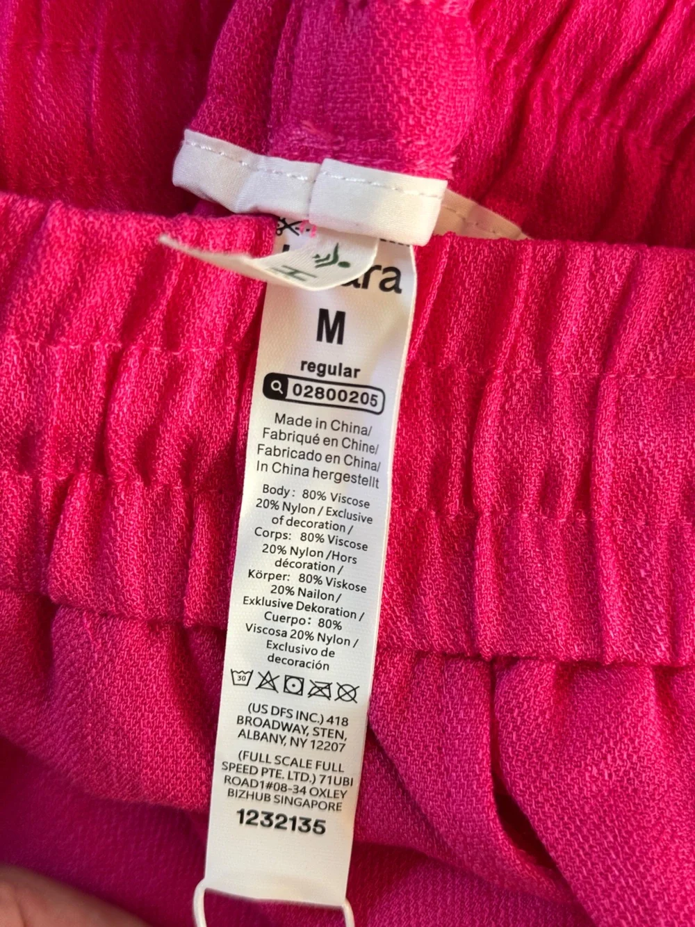 🎉NEW 🎉 HALARA Pink Wide-Leg Drawstring Pants
